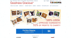 Desktop Screenshot of goodnessgracioustreats.com